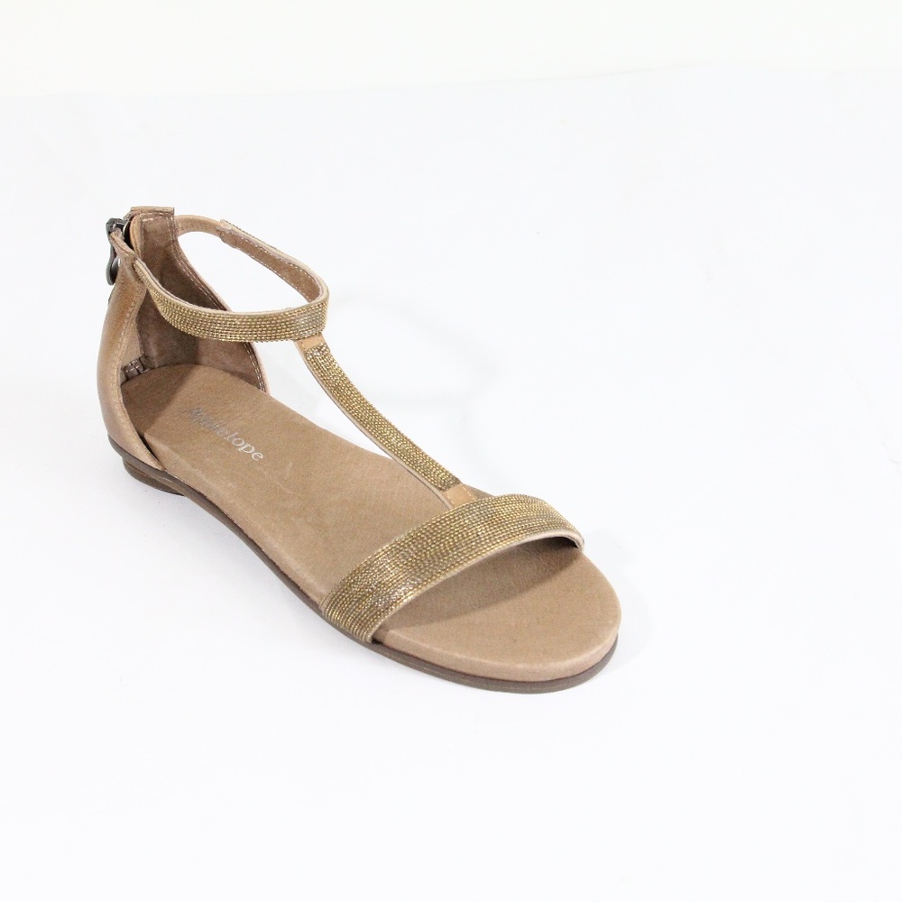 Antelope Gladiator Sandals NEW T Strap Leather Flat Anthropologie Shoes EU 37